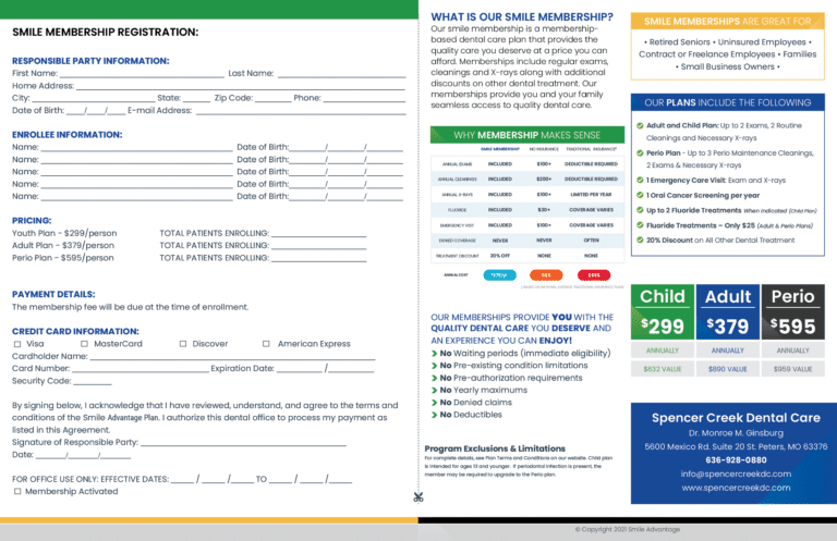 Smile Advantage|Spencer Creek Dental