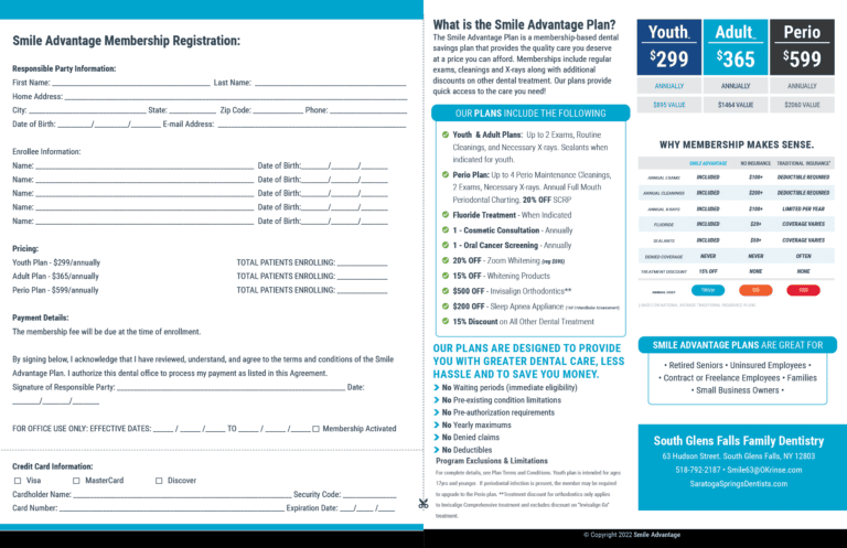 Smile Advantage|Saratoga Springs Proofs