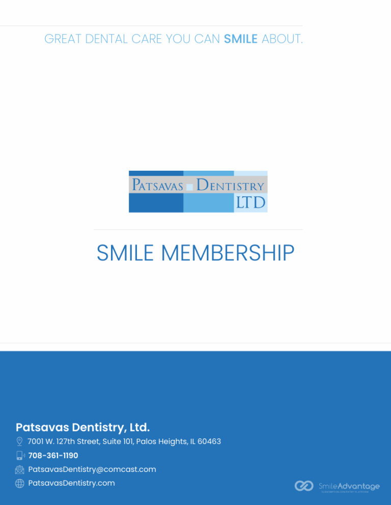 Smile Advantage|Patsavas Dentistry